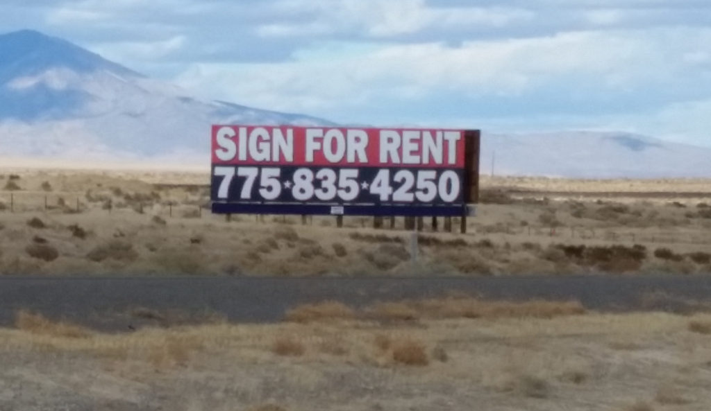 Sign For Rent Billboard